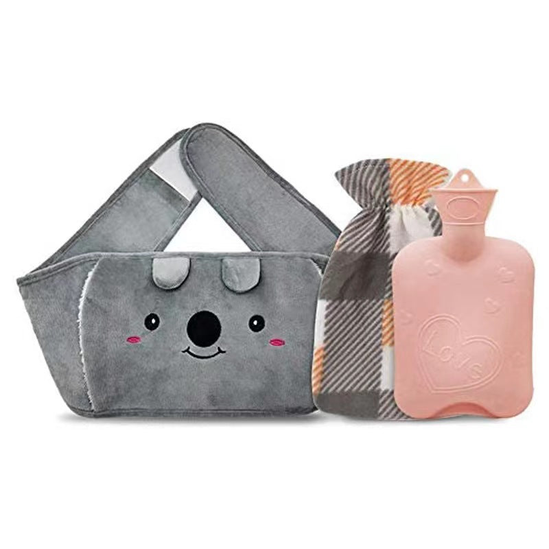 Ceinture bouillotte peluche rechargeable