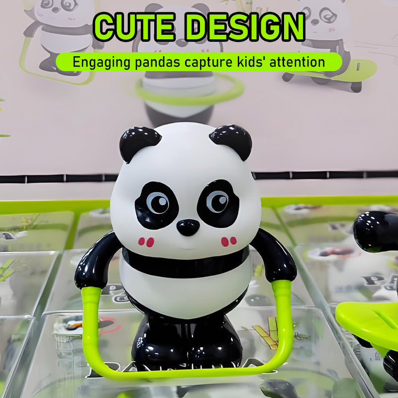 Adorable ensemble de jouets panda à remonter pour enfants