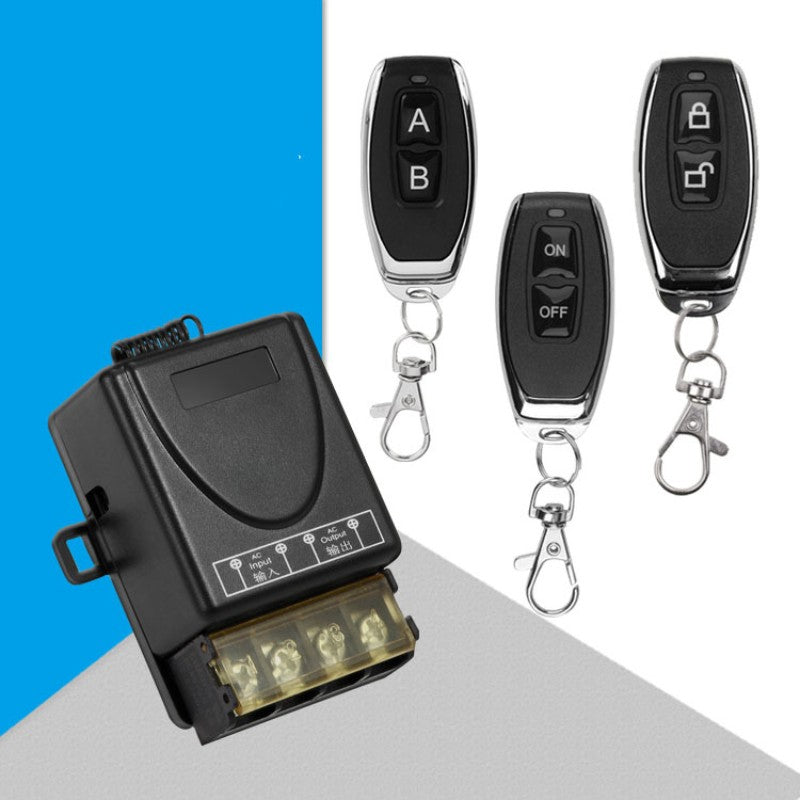 Kit interrupteur et récepteur télécommandés sans fil, aucun câblage requis