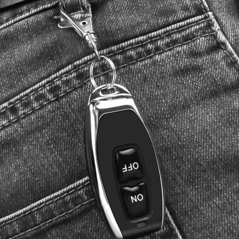 Kit interrupteur et récepteur télécommandés sans fil, aucun câblage requis
