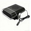 Ventilateur de voiture portable 2 en 1 avec fonction de chauffage – Rotatif à 360°, dégivrage rapide, chauffage et ventilation, silencieux et léger pour l'hiver et l'été !