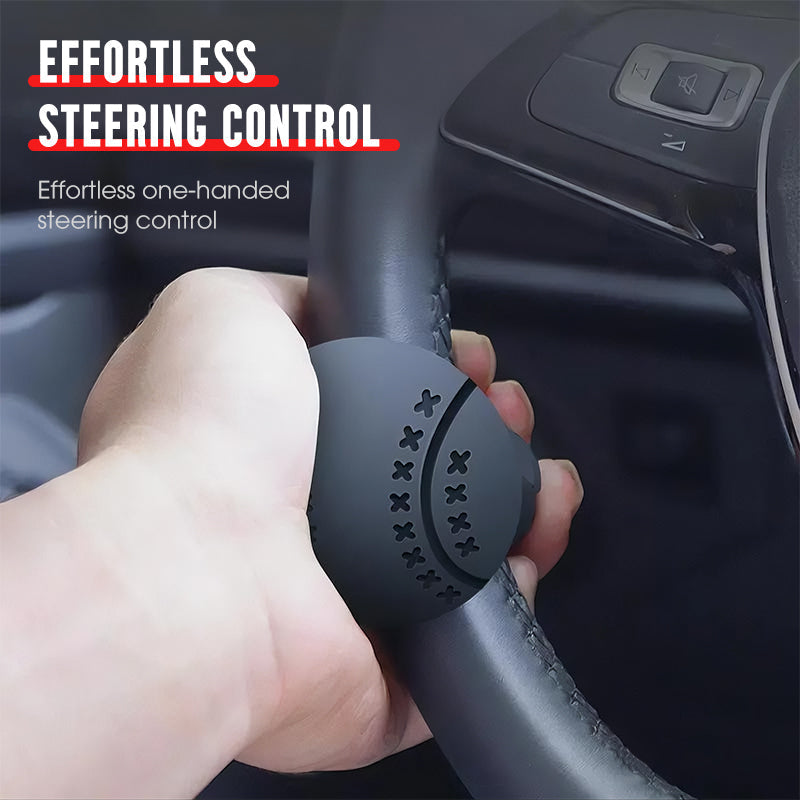 Spinner knob for effortless steering