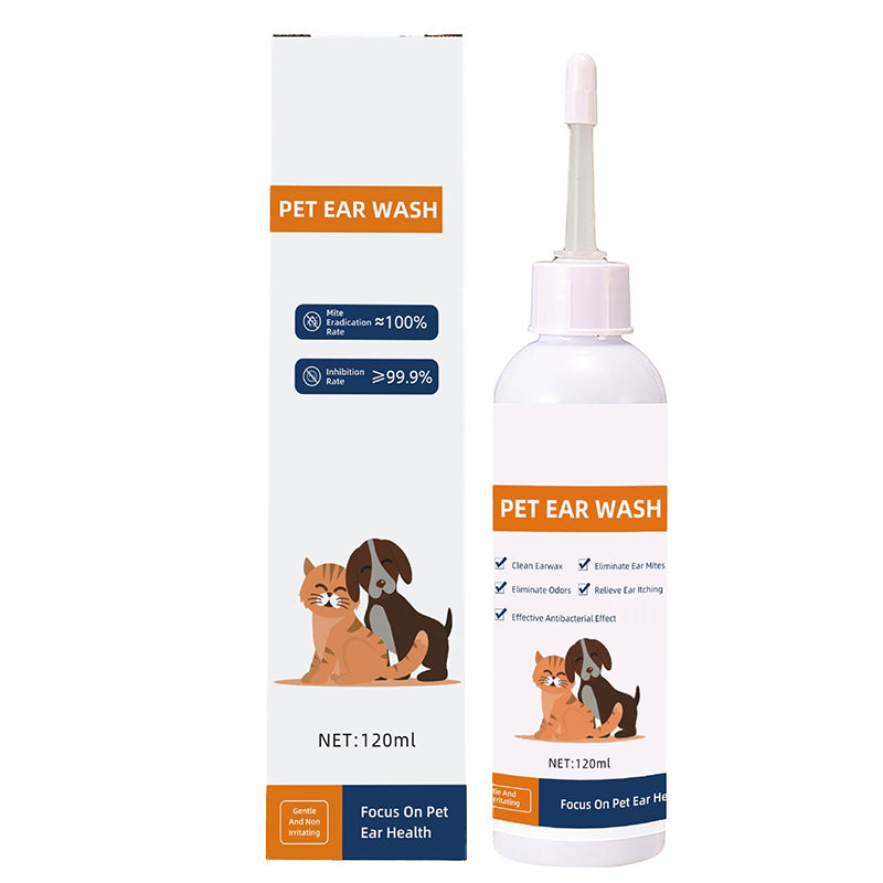 Nettoyant auriculaire pour animaux – Formule douce à l'aloès apaisant pour chiens et chats, prévient les infections et les odeurs