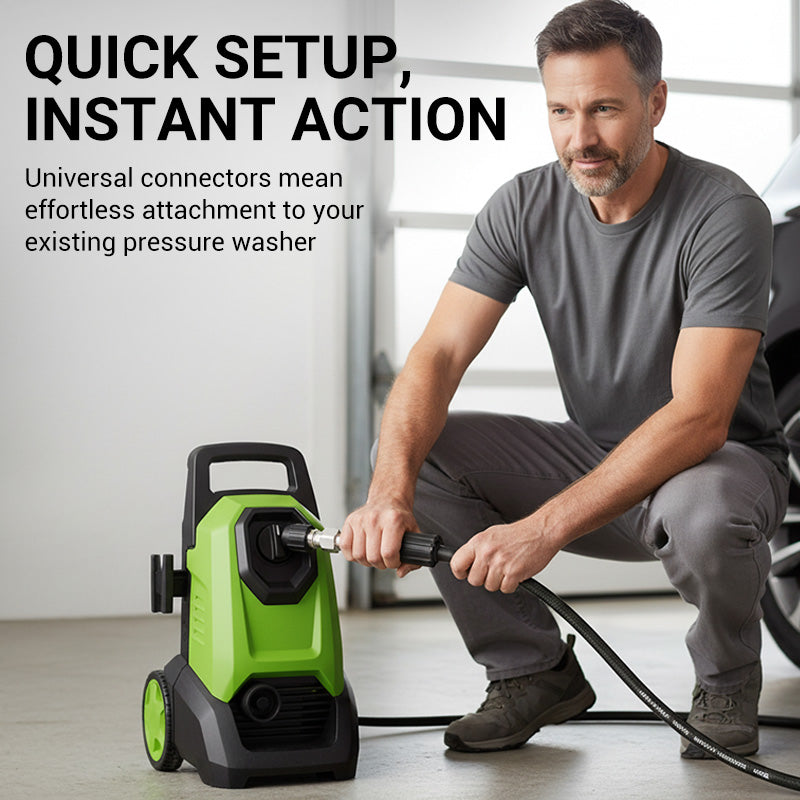 Tuyau de curage haute pression avec buse – Nettoyage puissant sous pression, flexible et durable, conception anti-vrille, compatibilité universelle pour les canalisations et