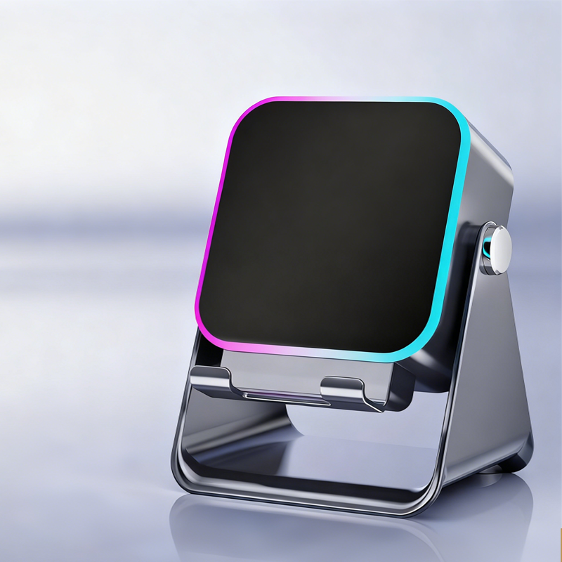 Haut-parleur Bluetooth à induction sans fil 5 en 1 avec support de téléphone réglable