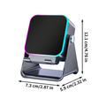 Haut-parleur Bluetooth à induction sans fil 5 en 1 avec support de téléphone réglable