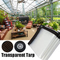 Bâche robuste, transparente, imperméable et isolante