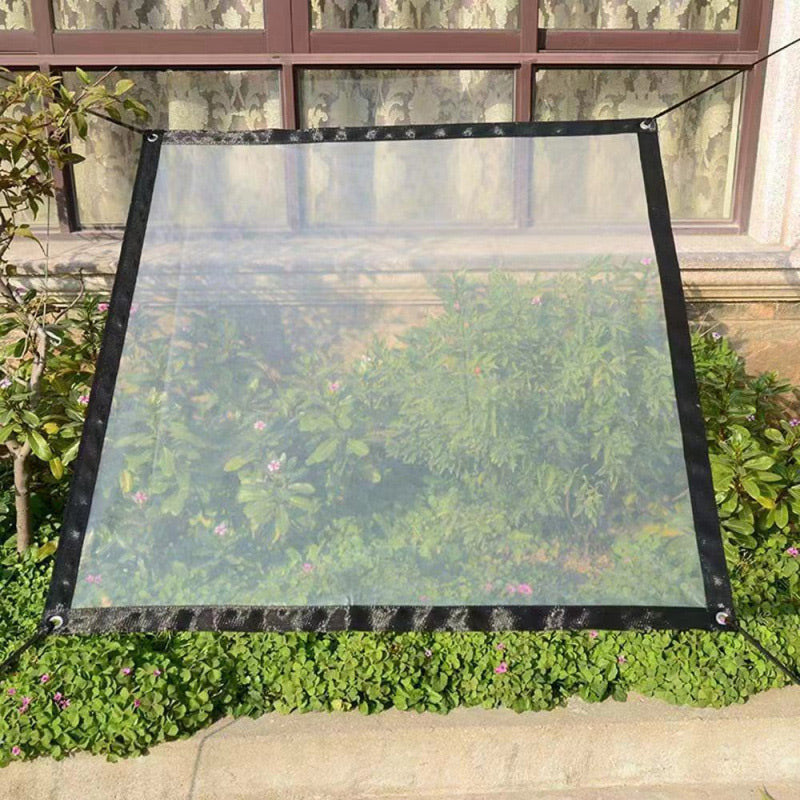 Bâche robuste, transparente, imperméable et isolante