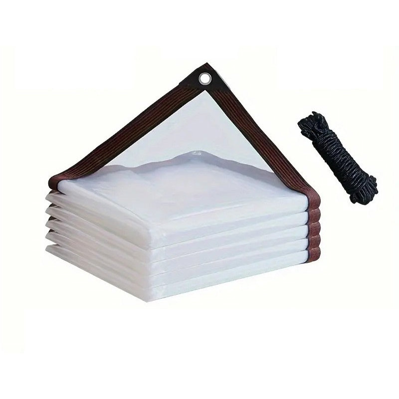 Bâche robuste, transparente, imperméable et isolante