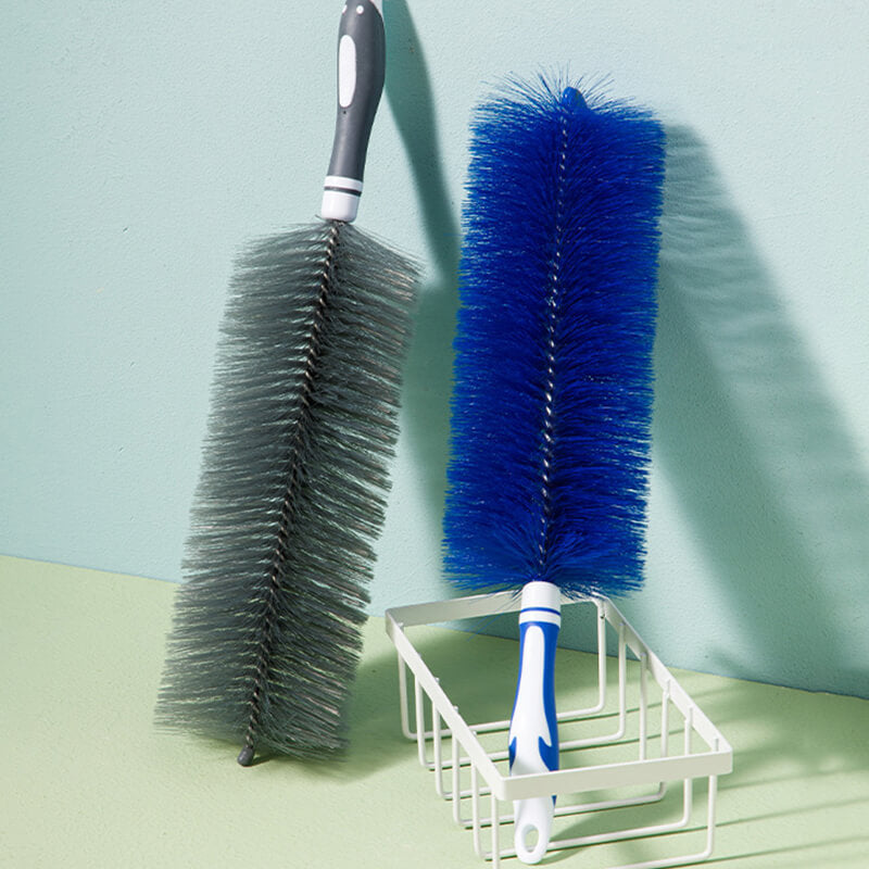 Outil de dépoussiérage à brosse en éventail