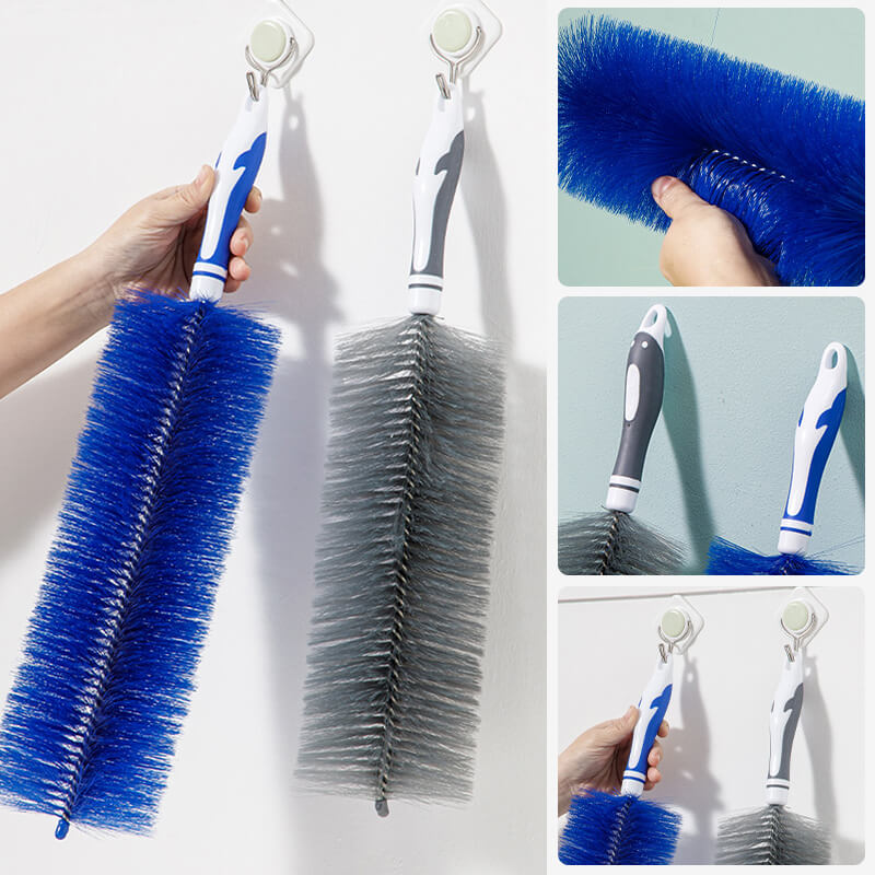 Outil de dépoussiérage à brosse en éventail