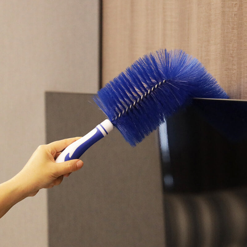 Outil de dépoussiérage à brosse en éventail