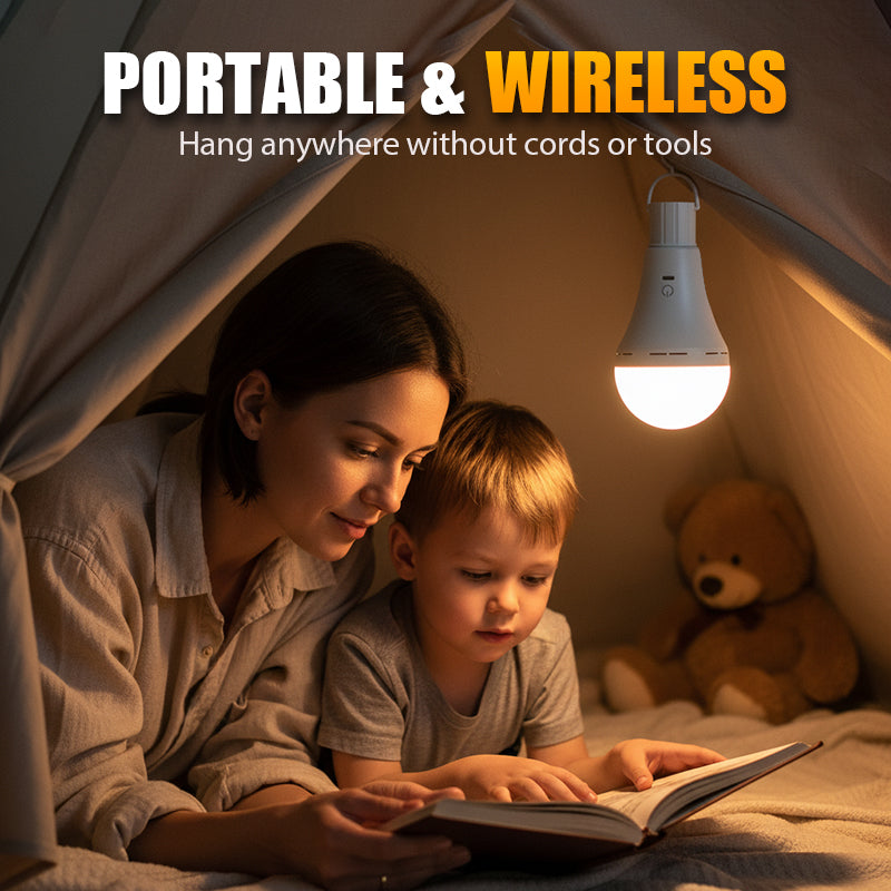 Ampoule LED de camping rechargeable portable