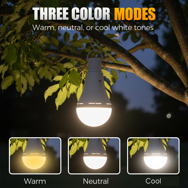 Ampoule LED de camping rechargeable portable