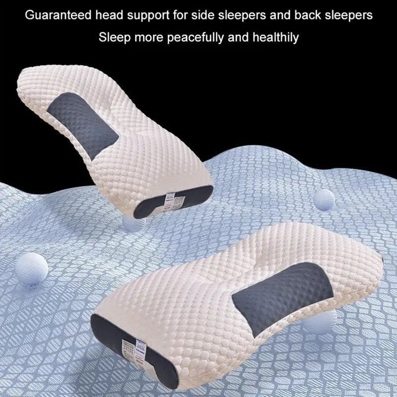 Oreillers Oreiller de sommeil Noyau de haute qualité Oreiller de soutien ergonomique profilé Adapté au sommeil doux