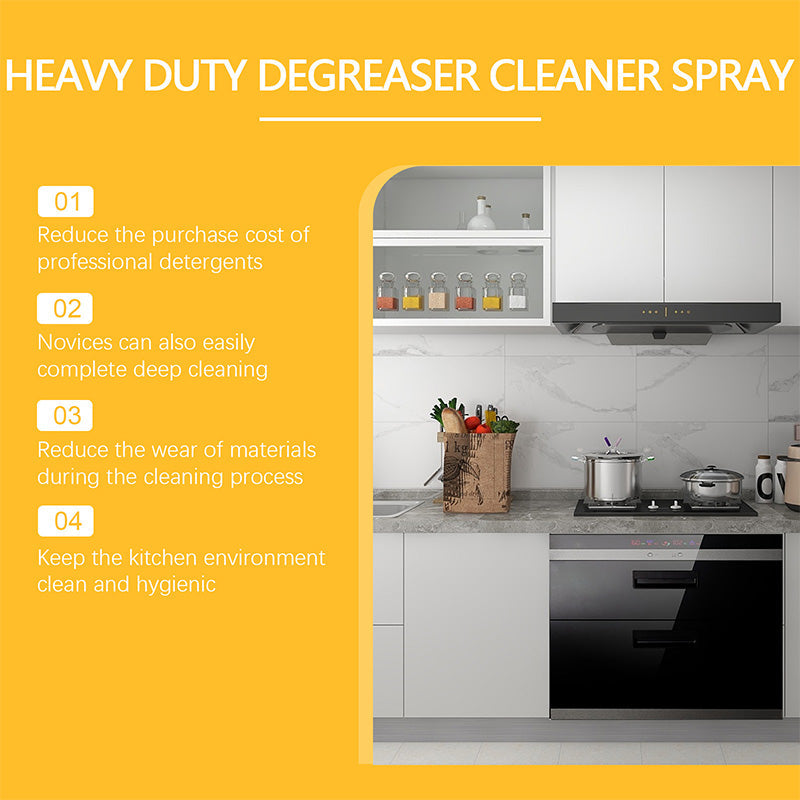 Spray nettoyant dégraissant puissant pour cuisine