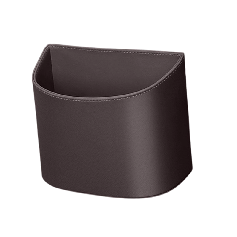 2026 Porte-gobelet de porte de voiture en cuir – Large ouverture, facile d'accès pour boissons et téléphone. Fixation sécurisée par clip. Cuir PU, robuste et élégant.