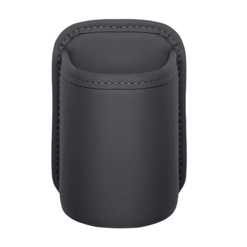2026 Porte-gobelet de porte de voiture en cuir – Large ouverture, facile d'accès pour boissons et téléphone. Fixation sécurisée par clip. Cuir PU, robuste et élégant.