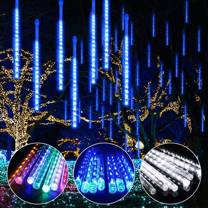 Guirlande lumineuse effet chute de neige