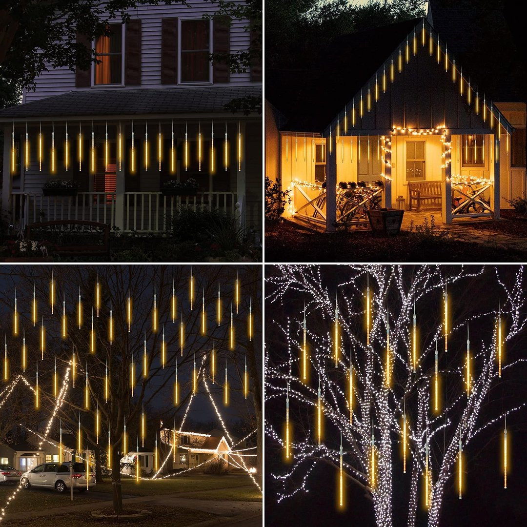 Guirlande lumineuse effet chute de neige