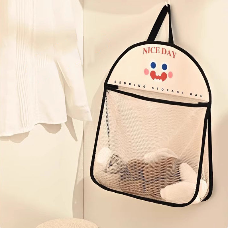 Sac de rangement suspendu en maille visible et polyvalent