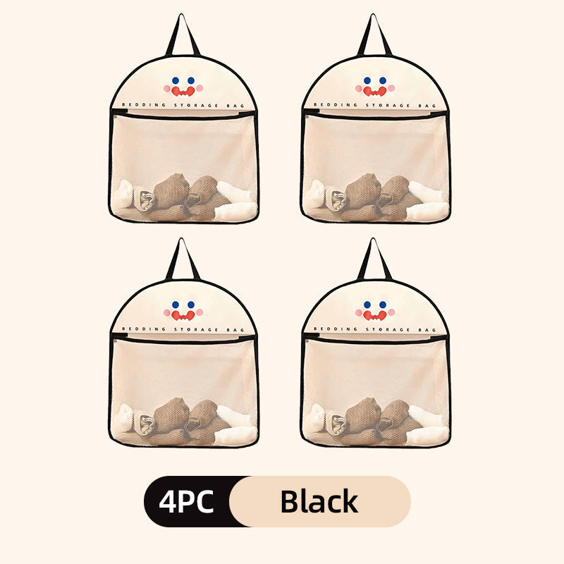 Sac de rangement suspendu en maille visible et polyvalent