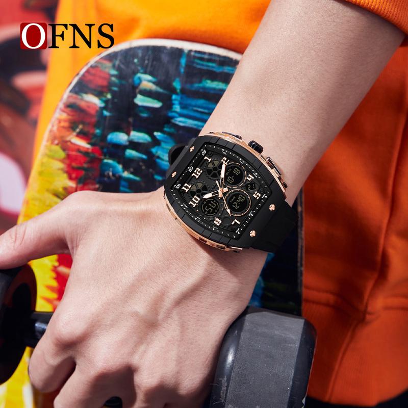 Montre automatique numérique lumineuse pour homme Meet Christmas Sporty