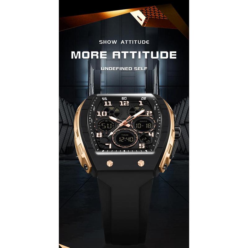 Montre automatique numérique lumineuse pour homme Meet Christmas Sporty