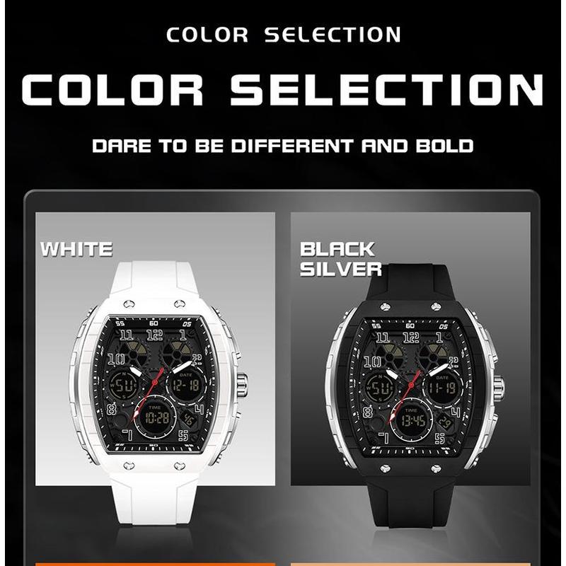 Montre automatique numérique lumineuse pour homme Meet Christmas Sporty