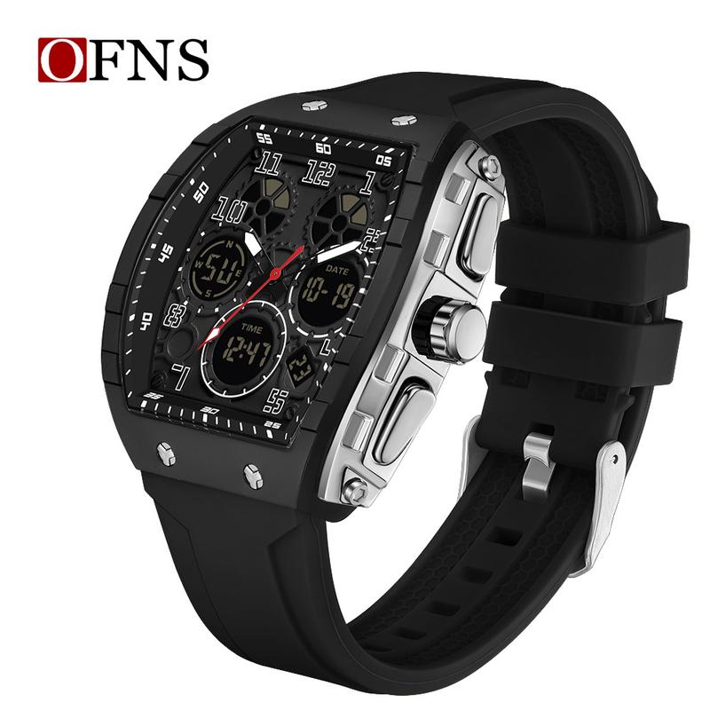 Montre automatique numérique lumineuse pour homme Meet Christmas Sporty