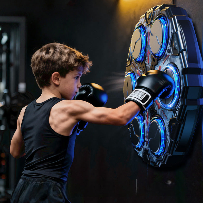 Machine de boxe musicale intelligente interactive