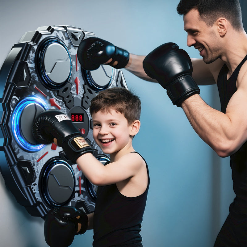 Machine de boxe musicale intelligente interactive