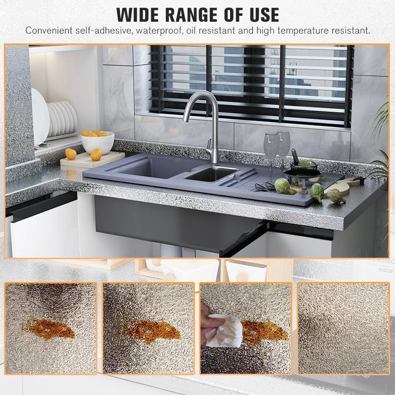 Dosseret de cuisine autocollant en papier peint autocollant étanche pour cuisine