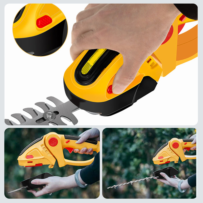 Taille-haie portatif 2-en-1