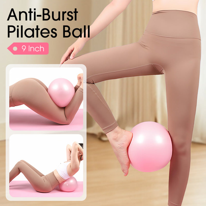 Ballon de Pilates de 23 cm – Anti-éclatement, pompe incluse et idéal pour le fitness