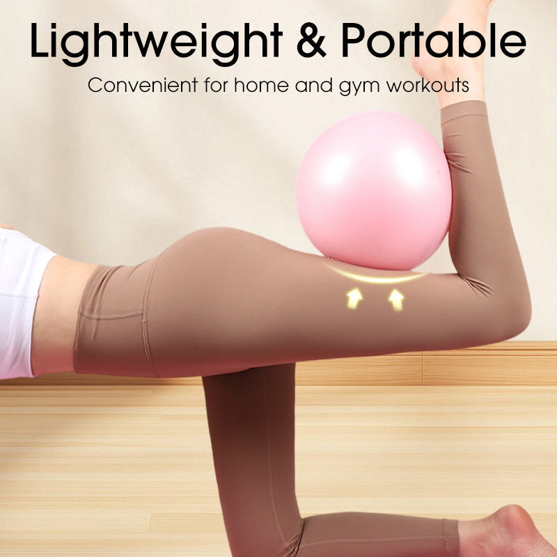 Ballon de Pilates de 23 cm – Anti-éclatement, pompe incluse et idéal pour le fitness