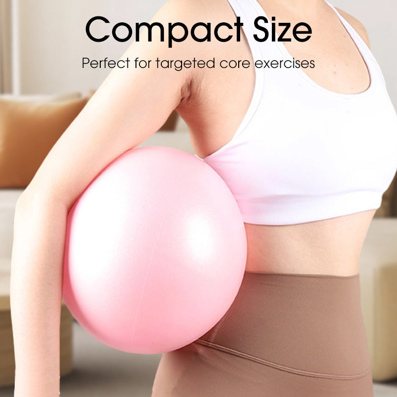 Ballon de Pilates de 23 cm – Anti-éclatement, pompe incluse et idéal pour le fitness