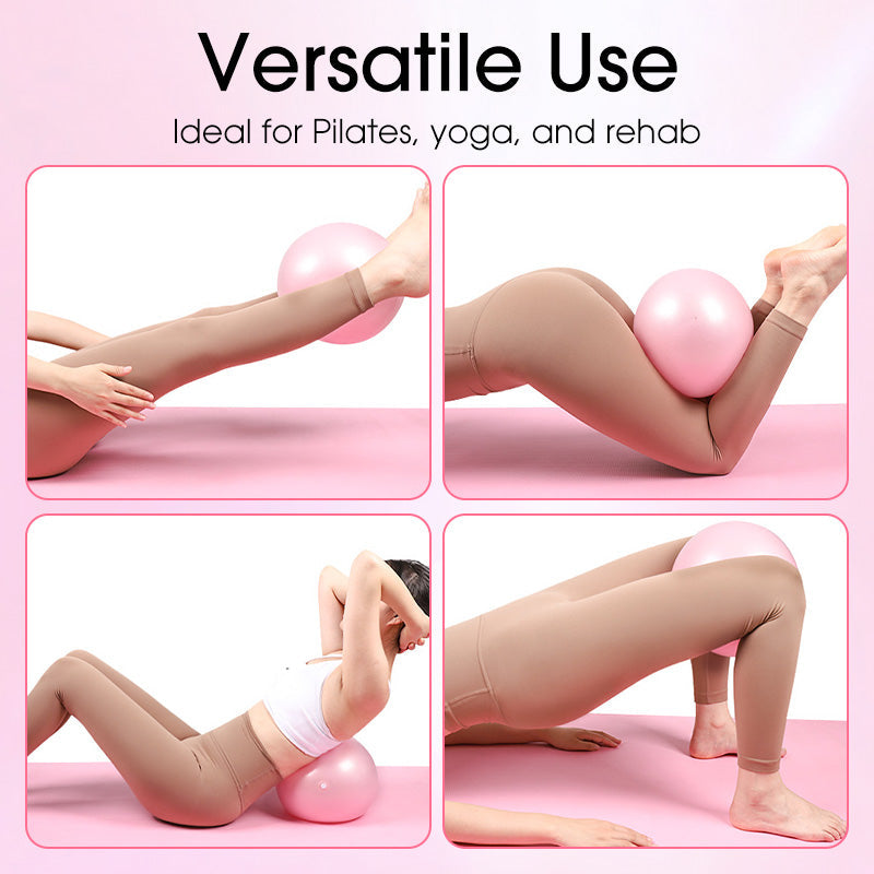 Ballon de Pilates de 23 cm – Anti-éclatement, pompe incluse et idéal pour le fitness