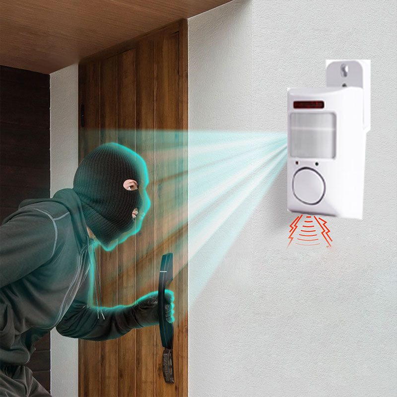 Alarme infrarouge à détecteur de mouvement avec 2 télécommandes