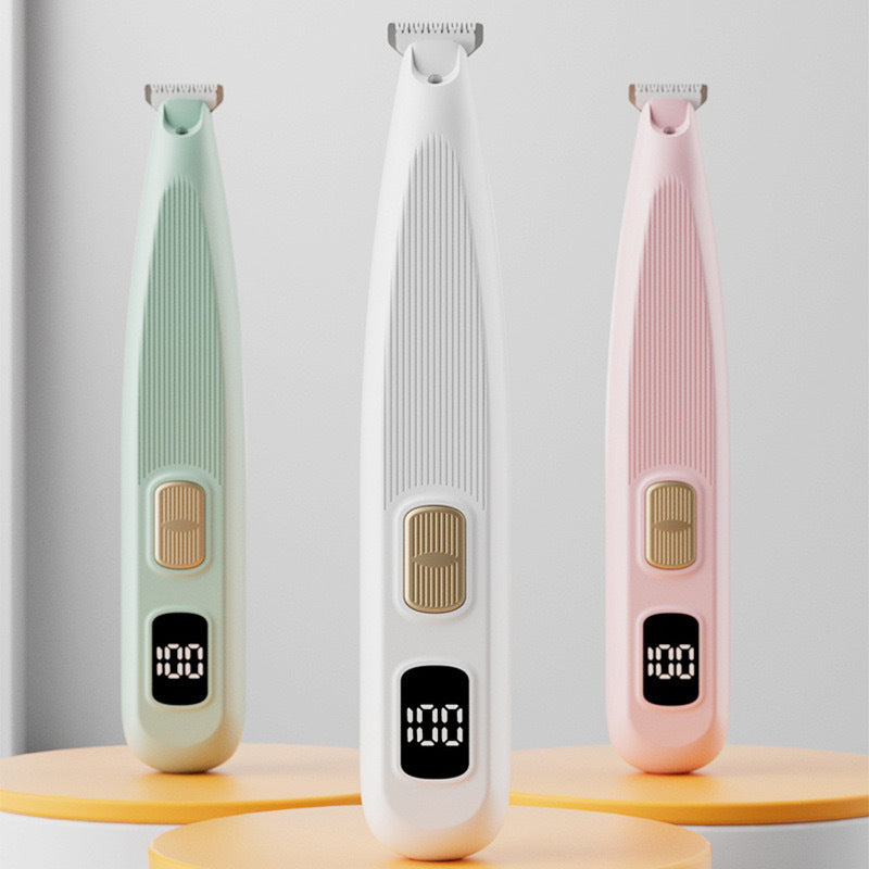 Rasoir électrique adapté aux animaux de compagnie avec lumière LED