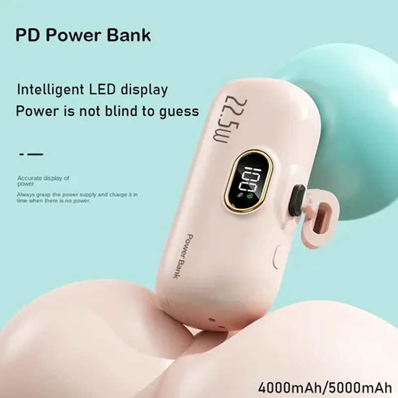 Batterie externe mini 5000 mAh pour téléphone