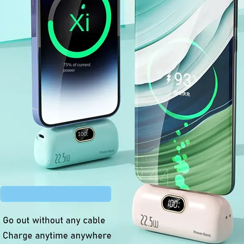 Batterie externe mini 5000 mAh pour téléphone