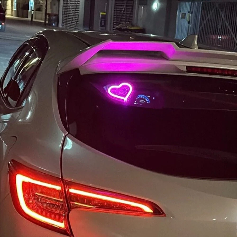 Éclairage d'ambiance solaire pour voiture | Romantique et sans fil !
