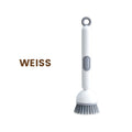 Brosse de nettoyage rotative à long manche pour vaisselle et casseroles