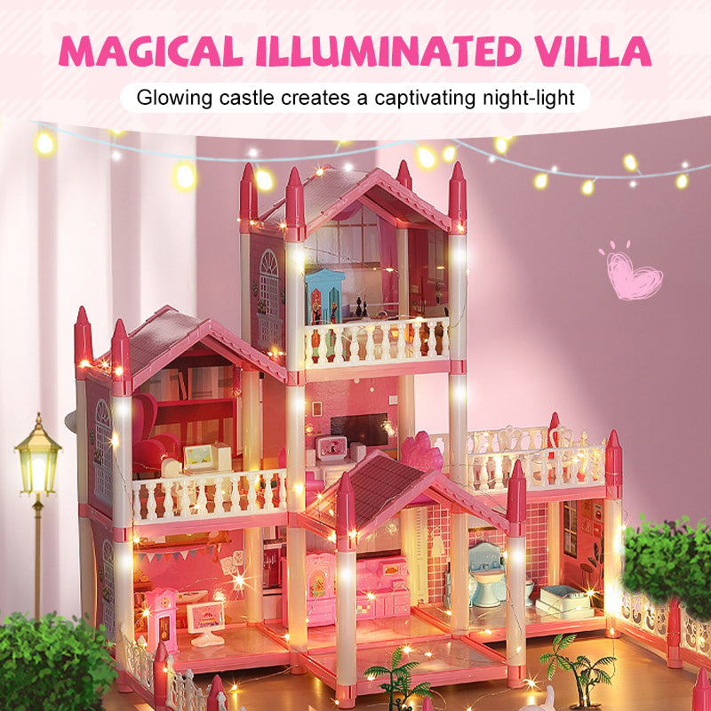 Château de princesse lumineux à construire soi-même