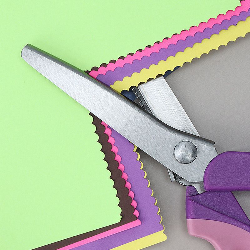Ciseaux cranteurs TOP PICK 2026 – Acier inoxydable, poignées ergonomiques rembourrées – Parfaits pour la couture, le quilting et le scrapbooking !