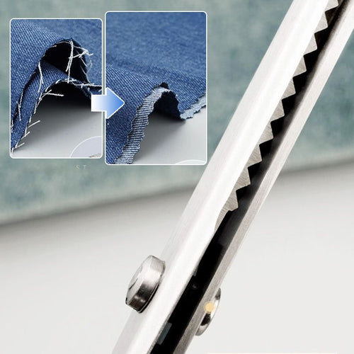 Ciseaux cranteurs TOP PICK 2026 – Acier inoxydable, poignées ergonomiques rembourrées – Parfaits pour la couture, le quilting et le scrapbooking !