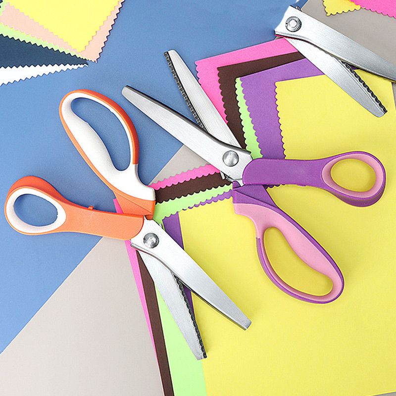 Ciseaux cranteurs TOP PICK 2026 – Acier inoxydable, poignées ergonomiques rembourrées – Parfaits pour la couture, le quilting et le scrapbooking !