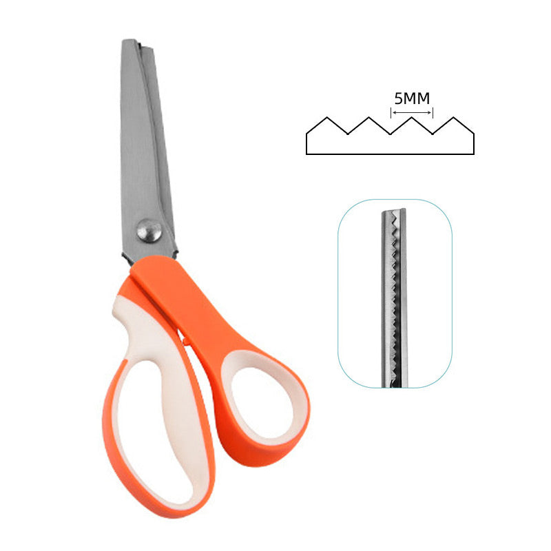 Ciseaux cranteurs TOP PICK 2026 – Acier inoxydable, poignées ergonomiques rembourrées – Parfaits pour la couture, le quilting et le scrapbooking !