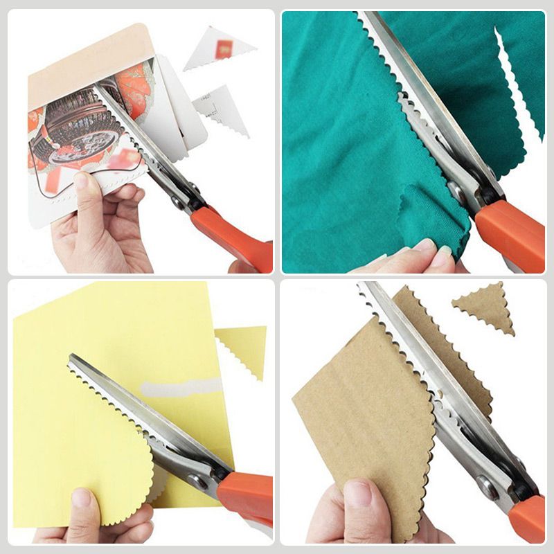 Ciseaux cranteurs TOP PICK 2026 – Acier inoxydable, poignées ergonomiques rembourrées – Parfaits pour la couture, le quilting et le scrapbooking !